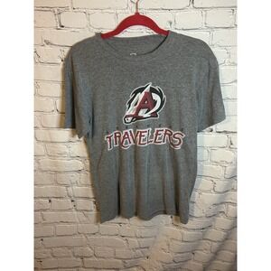 Arkansas Travelers Shirt MENS S 108 Stitches Gray Tee Minor League Baseball
